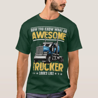 Camiseta Motorista de caminhão Semi 18 Wheeler Mecha
