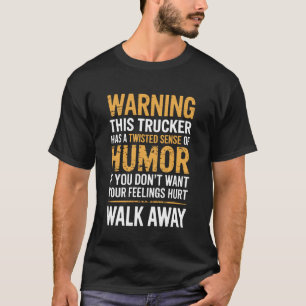 Camiseta Motorista de Caminhão Semi Caminhão CDL Engraçado