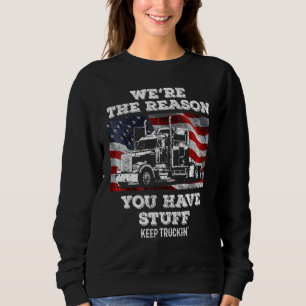 Camiseta Motorista de caminhão somos a razão pela qual você