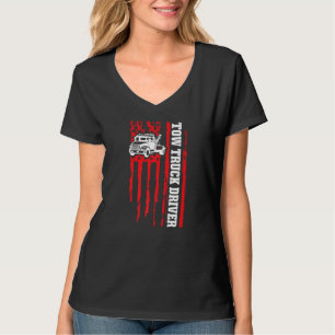 Camiseta Motorista de Caminhão-Vento, Caminhoneiro-Vino