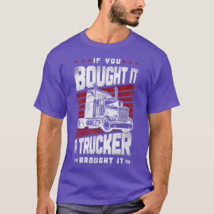 Camiseta Motorista De Caminhão Vintage Se Você Comprou Um T