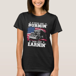 Camiseta Motorista de caminhoneiros Husband Semi Trailer