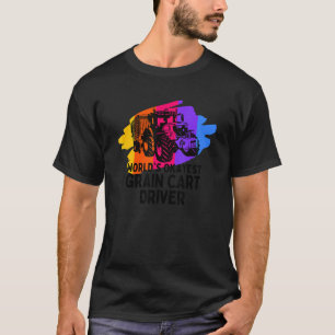 CAMISETA MOTORISTA DE CARRO DE GRÃOS MAIS OU MENOS DO MUNDO