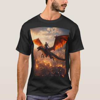 Camiseta motorista de dragão