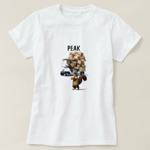 Camiseta Motorista de Entrega de Esquilo