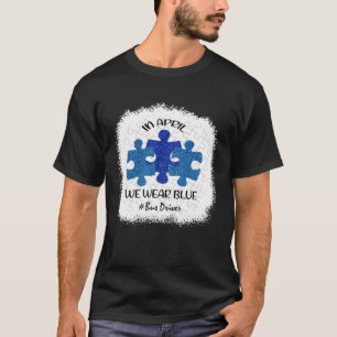 Camiseta Motorista de Ônibus Conscientização do Autismo Em 