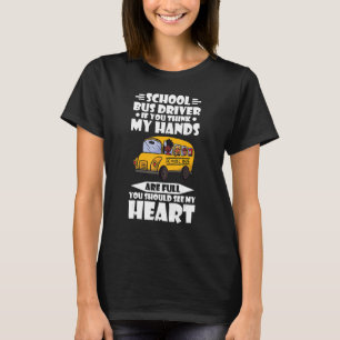 Camiseta Motorista De Ônibus Da Escola Amarelo Se Acha Que 