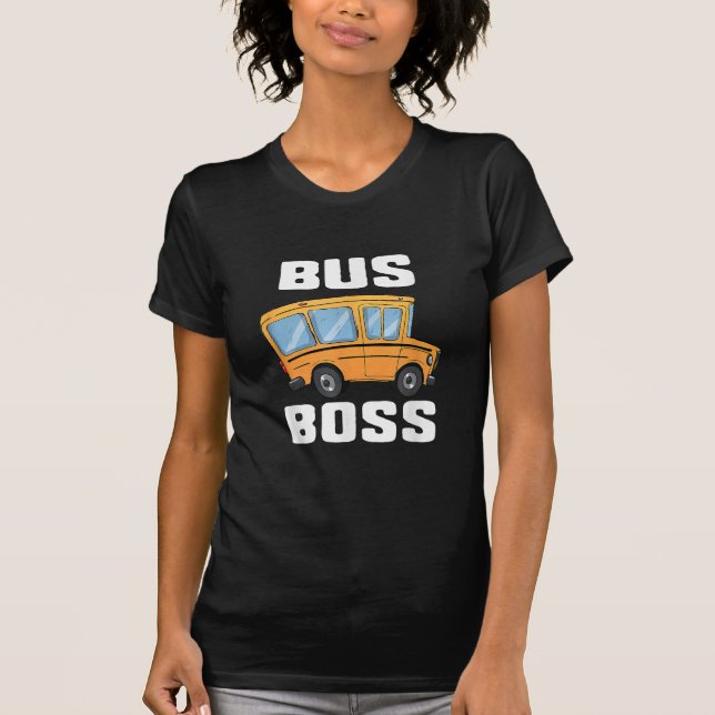 Camiseta Motorista de Ônibus da Escola de Barramento Funny (Frente)