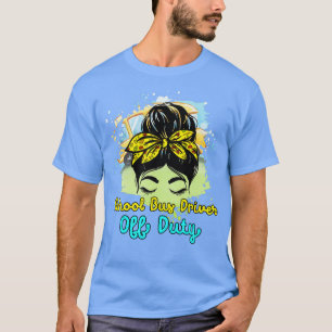 Camiseta Motorista De Ônibus Da Escola De RD Desligado No D