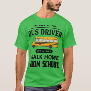 Camiseta Motorista de Ônibus Engraçado