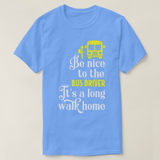 Camiseta Motorista de Ônibus Engraçado 1 (Frente do Design)