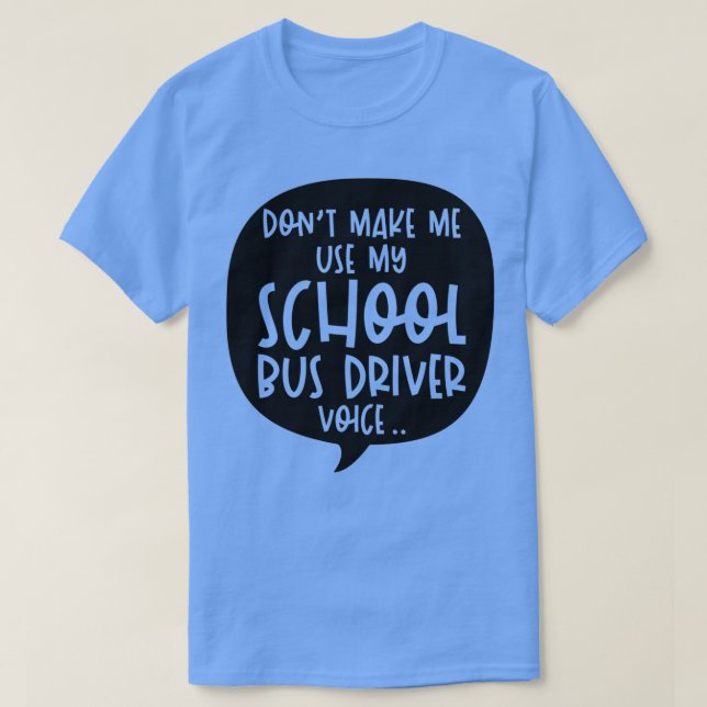 Camiseta Motorista De Ônibus Engraçado, Dizendo Presente 5 (Frente do Design)