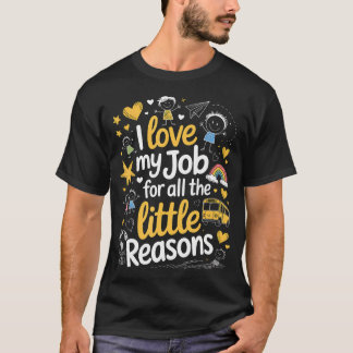 Camiseta Motorista de Ônibus Engraçado Eu Amo Meu Trabalho