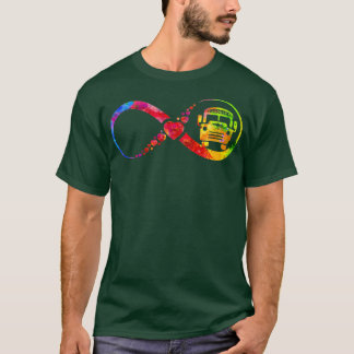 Camiseta motorista de ônibus escolar aquarela Infinity