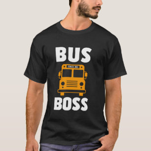 Camiseta Motorista de ônibus escolar Bus Boss