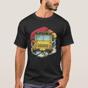 Camiseta Motorista de ônibus escolar com circuito retroativ