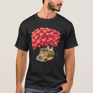 Camiseta Motorista de ônibus escolar de corujas Dia dos Nam