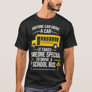 Camiseta Motorista de ônibus escolar especial para dirigir