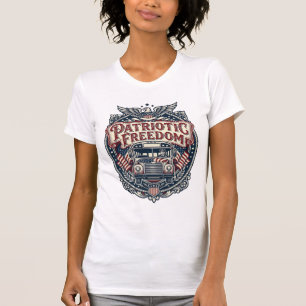 Camiseta Motorista de ônibus escolar patriota