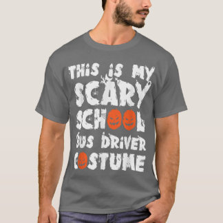 Camiseta Motorista de ônibus escolar preguiçoso de Hallowee