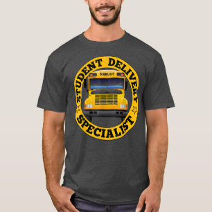 Camiseta Motorista de Ônibus EscolarEspecialista em Entrega