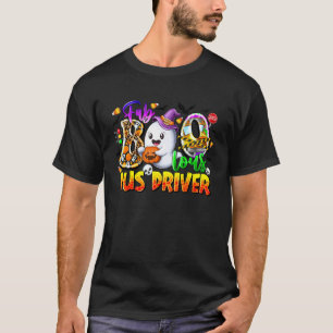 Camiseta Motorista de ônibus Fab Boo Lous Fantasma Engraçad