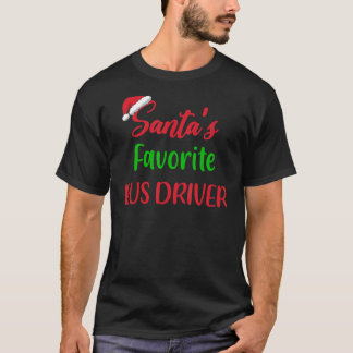 Camiseta Motorista de ônibus favorito Natal Pajama Xm