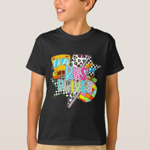 Camiseta Motorista de Ônibus Iluminando Volta às Aulas Feli