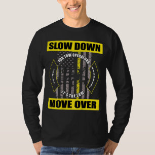 Camiseta Motorista de reboque de bandeira americana