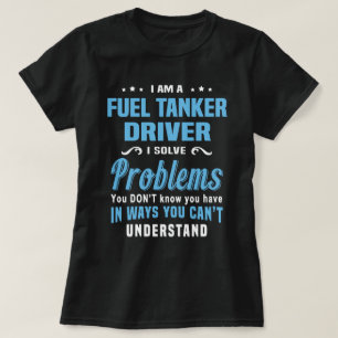 Camiseta Motorista de tanque de combustível