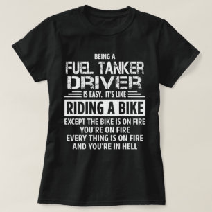 Camiseta Motorista de tanque de combustível