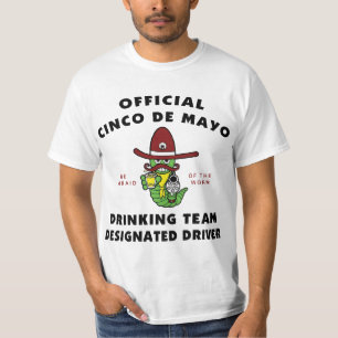 Camiseta Motorista designado da equipe do bebendo de Cinco