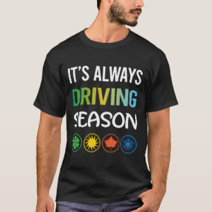 Camiseta Motorista Engraçado da Estação