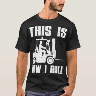 Camiseta Motorista Engraçado De Forquilhação Para Homens Le