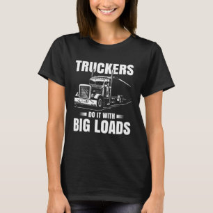 Camiseta Motorista Homens Motorista Marido Semi Reboque 3