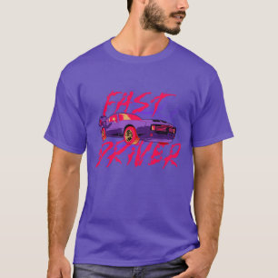 Camiseta MOTORISTA RÁPIDO - roxo