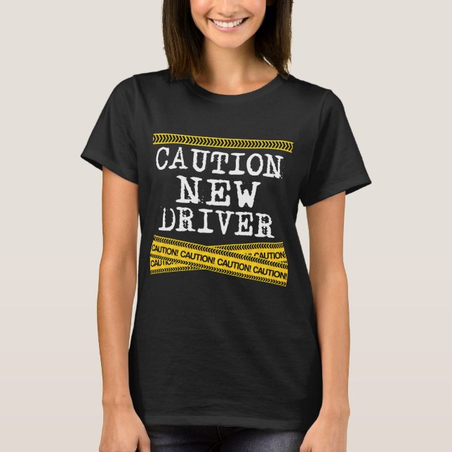 Camiseta Motoristas adolescentes recentemente licenciados (Frente)