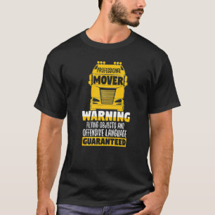 Camiseta Motoristas de Caminhão de Alerta de Mover Profissi