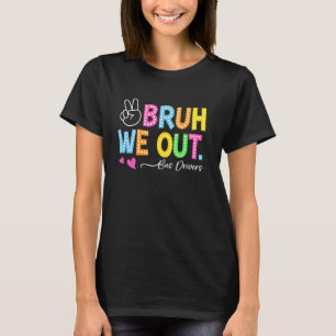 Camiseta Motoristas de ônibus felizes no último dia de aula