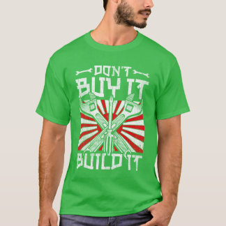 Camiseta Motorsport Tuning Não Compre Construa-o engraçado