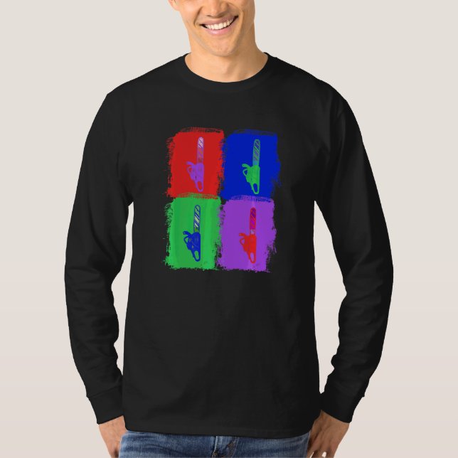Camiseta Motosserra Motosserras Pop (Frente)