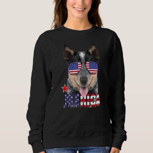 Camiseta Motoveleiro australiano Bandeira Americana Óculos 