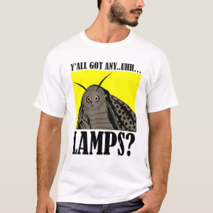 Camiseta Motten Meme Yall tem alguma citação de Luzes Uhh