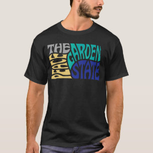 Camiseta Motto em Forma de Estado Norte-Americano do Dakota