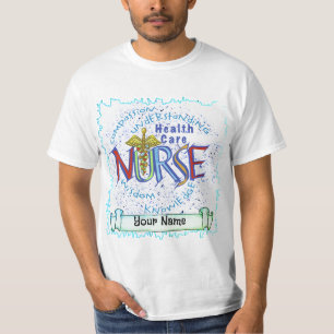 Camiseta Motto Enfermeiro de Saúde Doméstica