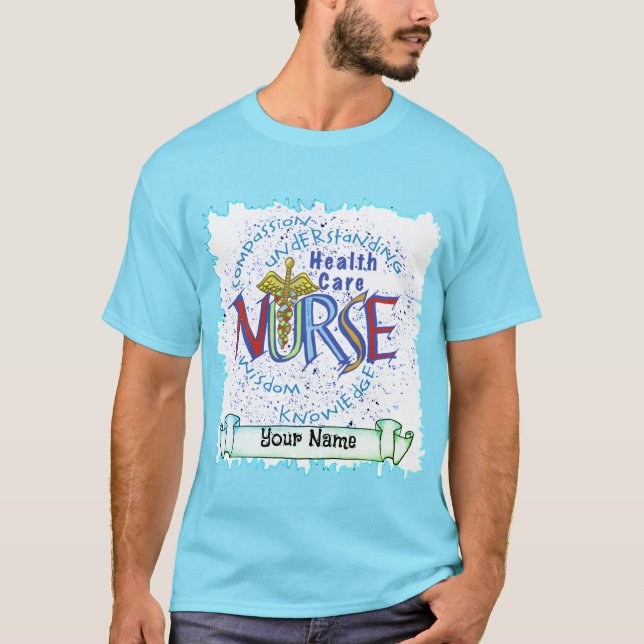 Camiseta Motto Enfermeiro de Saúde Doméstica (Frente)
