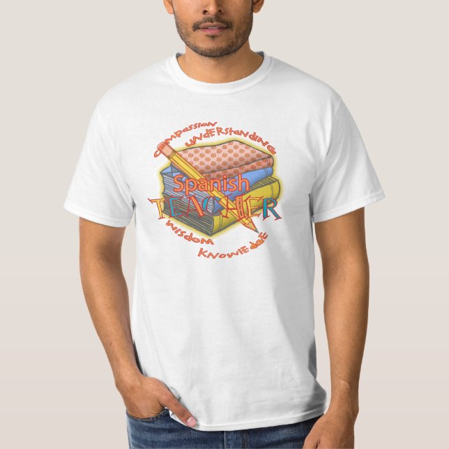 Camiseta Motto, Professora espanhola (Frente)