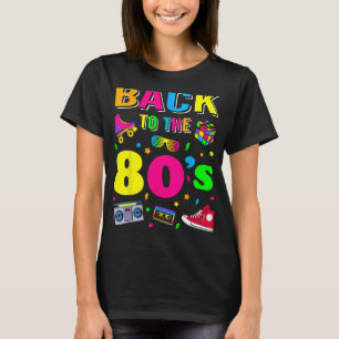 Camiseta Motto Retro dos anos 80 Adoro anos 80