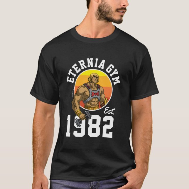 Camiseta Motu - He-Man Eternia Gym Est 1982 (Frente)
