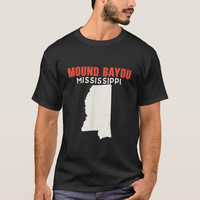 Camiseta Mound Bayou Mississippi Estados Unidos State Ameri (Frente)